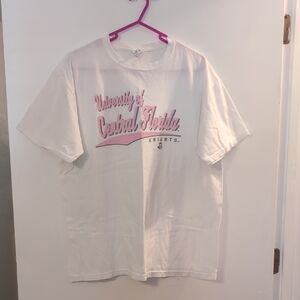 University of Central Florida Pink & White T-Shirt